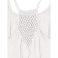 thumbnail image 4 of Innerwin Mini Dress Solid Color Ladies Tank Party Scoop Neck Baggy Summer Beach Sundress White L, 4 of 8