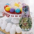 thumbnail image 4 of Chocolate Gift Box, Exquisite Bunny Shaped Tin Pcaging for Easter Holiday Candy and Family Celebrations, 4 of 6