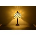 thumbnail image 2 of Tiffany Style Table Lamp Beside Desk LED Lamp Bedroom Stained-Glass 14.5'' Height Multi-color, 2 of 4