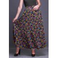 thumbnail image 2 of Bimba Jupes Maxi Imprimées Femmes Style Bohème Gitane Longue Jupe en Coton, 2 of 5