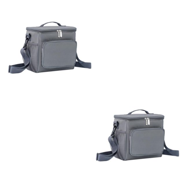 ZheElen Sac Polyvalent Polyvalent pour et Isolant Thermique Gris 2Set