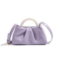 thumbnail image 1 of TFixol Elegant Purple Cloud Bag with Pearl Handle and Adjustable Strap for Versatile Use, 1 of 6