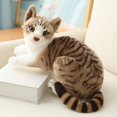 thumbnail image 3 of Simulation Cats Design Plush Stuffed Pillow Animal Cushion Sofa Decor Kids Toy, 3 of 8