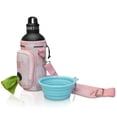 thumbnail image 1 of Made Easy Kit Water Bottle Carrier with Pocket for Dog Poop Waste Bags and Adjustable Padded Shoulder Strap, 1 of 1