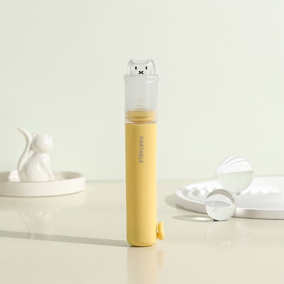 YoGold Travel Toothbrush Set, Mini Foldable Tooth Brush With Case, Toothbrush Toothpaste Storage Artifact Individually Wrapped Small Portable Travel Toiletries Stuff for Camping Yellow