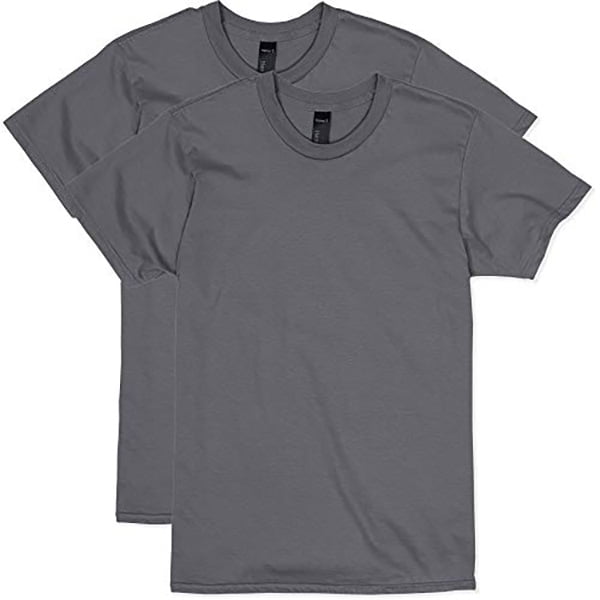 Hanes T-Shirt en Coton Premium pour Hommes - 4980 (Lot de 2)