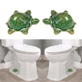 thumbnail image 2 of Binwennn Toilet Decoration Decorative Toilet Covers Resin Cute Turtle Covers Toilet Bathroom Easy Installation Bathroom Can Reusable Paper Towels Beach Towels Bathroom Rugs Non Small Bathroom Storage, 2 of 8