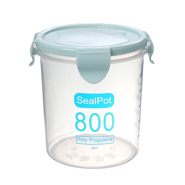 Cagogo under $5 Airtight Food Storage Containers, Airtight Food Storage Containers, Plastic Kitchen Canisters, Stackable Pantry Organizers, Refrigerator Freezer Jars, Dry Food Storage Bins