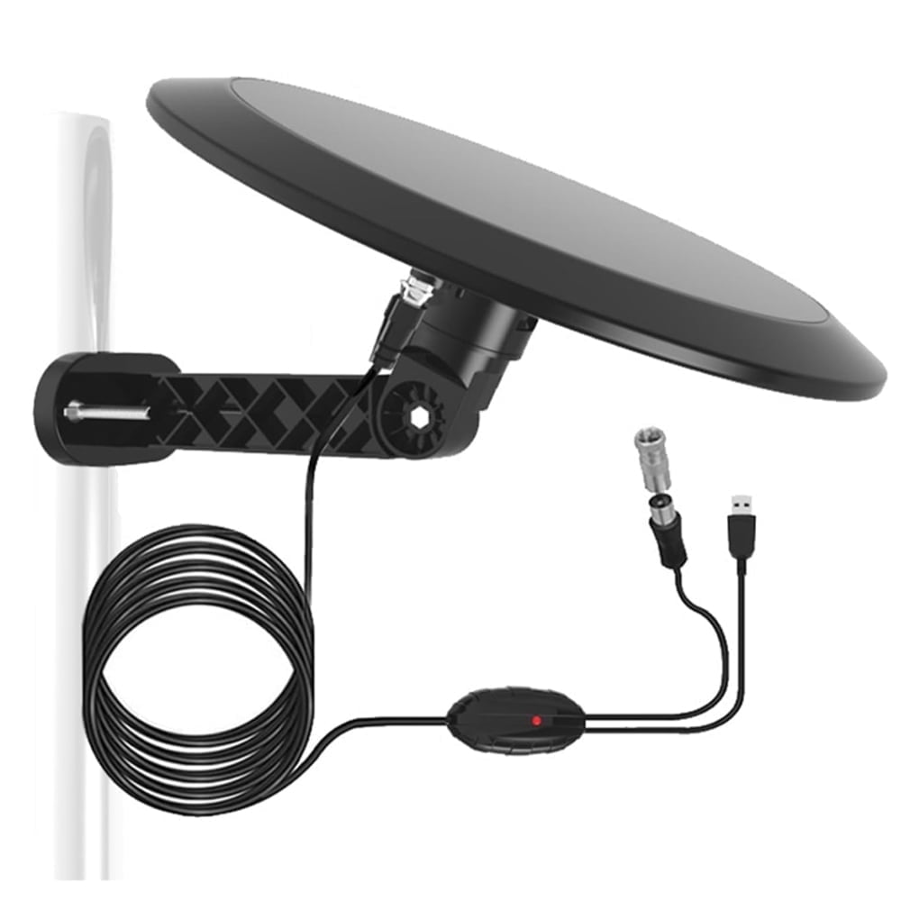 Outdoor Indoor Digital Smart TV Antenna for Camper RV Boat, HDTV Antenna for Smart TV with Amplifier, 32ft Coaxial Cable