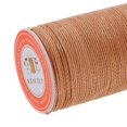thumbnail image 3 of veasfak Fil Rond Ciré en Cuir Brun Clair 55 m pour Couture, Polyester, Cordon de Couture à la Main, 3 of 6