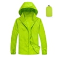 thumbnail image 1 of Plebaso Womens Packable Raincoat Waterproof Lightweight Rain Jacket with Hood Windbreaker for Outdoor, 1 of 6