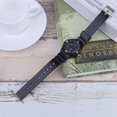 thumbnail image 1 of UPGRATOR Quartz Movement Black Silicone Watch with Arabic Numerals for Comfortable Wear, 1 of 5