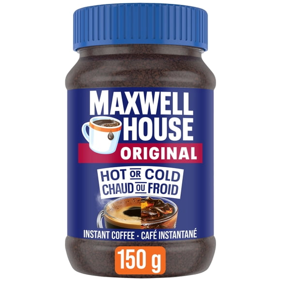 Maxwell House Original Roast Instant Coffee, 150 g Jar