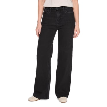 Jean à jambe large et taille mi-haute George pour femmes