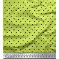thumbnail image 1 of Soimoi Polyester Crepe Fabric Swallow Bird Small Print Fabric by Yard 42 Inch Wide, 1 of 3