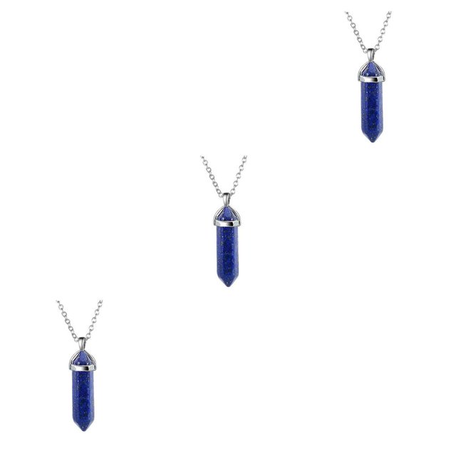 QualitChoice Hexagon Column Charm Exquisite Women Men Making Findings Handmade Anniversary Hanging Pendants Colorful Crystal Green Gold Color 3Set