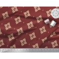 thumbnail image 3 of Soimoi Velvet Fabric Floral Block Print Fabric by The Yard 58 Inch Wide, 3 of 5