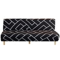 thumbnail image 1 of 2024 2021 New Armless Futon Cover Stretch Folding Sofa Bed Slipcover Polyester Elastic Fabric All-Inclusive Cover Furniture Protector, 1 of 9