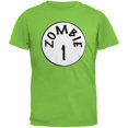thumbnail image 1 of Halloween Zombie 1 un Costume Vert Lime T-Shirt pour Adulte, 1 of 1