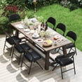 thumbnail image 4 of Gymax 12PCS Folding Chairs w/ Metal Frame PVC Leather Stackable Chairs for Indoor, 4 of 9