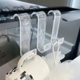thumbnail image 4 of EGNMCR Large S-shaped Radiator Hook Cylindrical Radiator Clothes Hook Bathroom Hook Rack Coat Hook4PCS link up with, 4 of 6