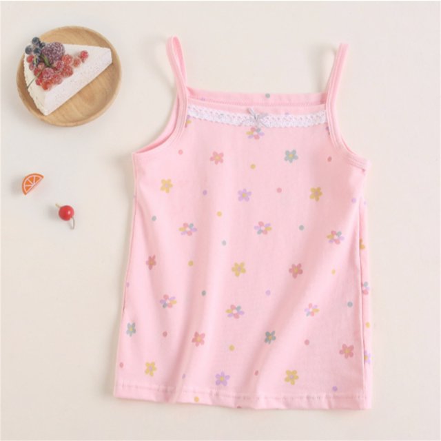 Soki 3-11Y Girls Camisole Undershirt Racerback Tank Top Cotton Sleeveless Bottoms Tops
