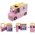thumbnail image 4 of Barbie Sets, Lemonade Truck Playset with Prep & Dining Areas, 25 Pieces [Walmart Exclusive], 4 of 7