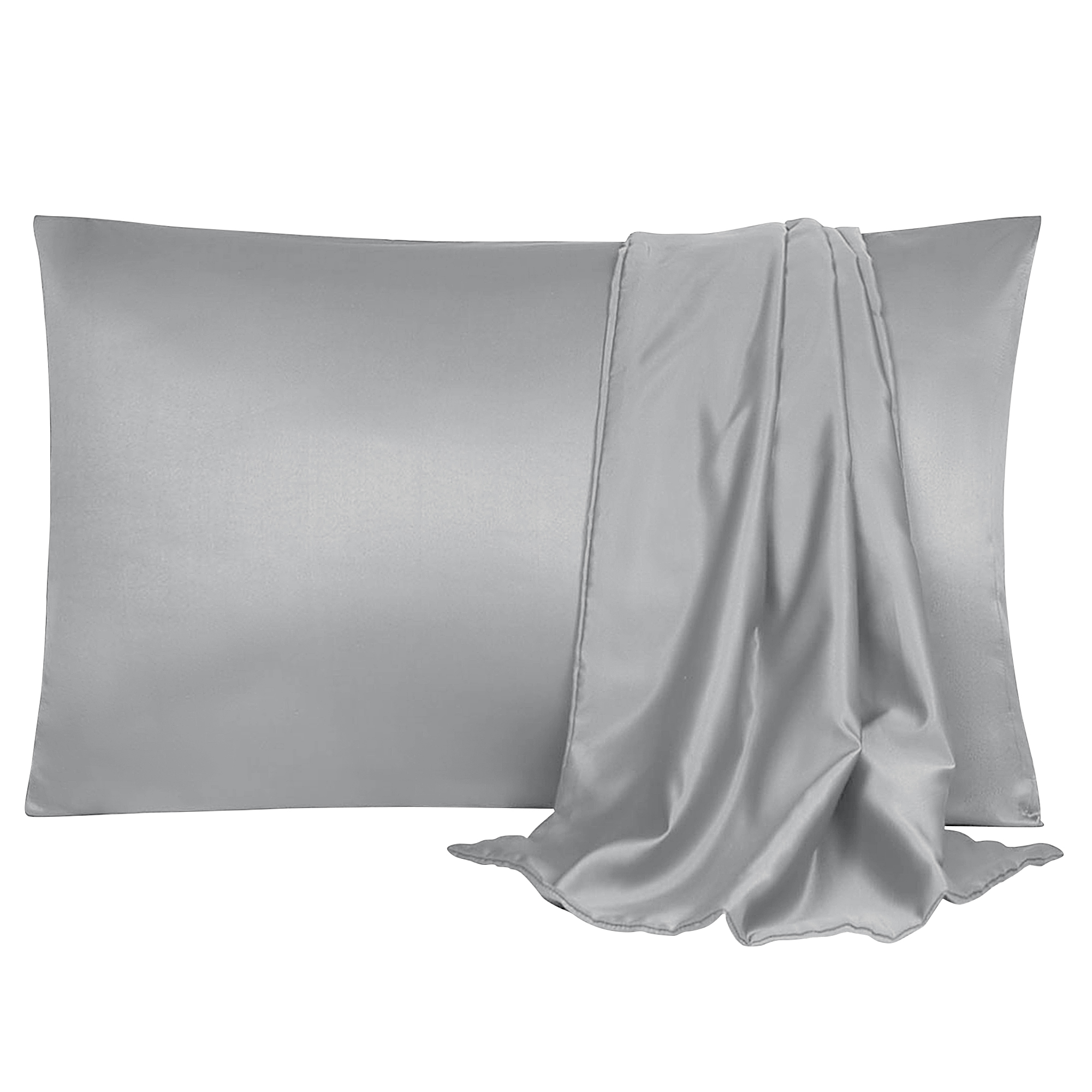 Unique Bargains Luxury Satin Pillowcase Cool Silk Pillow Case Cover