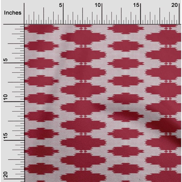 oneOone Silk Tabby Fabric Plus Sign Kasuri Print Sewing Fabric BTY 42 Inch Wide