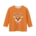 thumbnail image 3 of YUNAFFT Garçons Filles Chemise Décontractée à Imprimé de Noël 3-12 Ans Manches Courtes/longues Col Ras du Cou Mélange Polyester-Spandex Extensible Haut Confortable pour Tenue Festive des Fêtes, 3 of 3