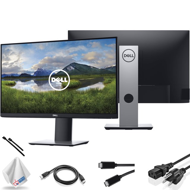 Dell P2419HC 23.8" 16:9 Ultrathin Bezel IPS Monitor (P2419HC) With MicroFiber Cleaning Cloth - 1 - Pack