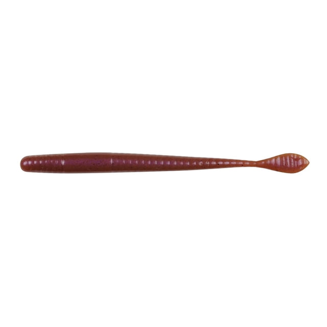 Berkley GCR4-NAT Gulp! Crawler, 4 inch natural color biodegradable soft plastic fishing lure with ribbed segmented body and paddle tail, designed for jig or drop shot fishing and enhanced scent dispersion.