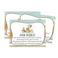 thumbnail image 1 of Inkdotpot 30 Books For Baby Shower Request Cards Bring A Book Instead Of A Card Jungle Animals Gender Neutral Baby Shower Invitations Inserts Games, 1 of 1