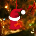 thumbnail image 4 of Fridja 26 Letters Christmas Tree Decoration Pendant, Christmas Tree Ornaments Personalized DIY Christmas Ornaments Christmas Decoration Xmas Tree Hanging Decor (E), 4 of 5