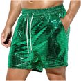 thumbnail image 1 of Diufon Mens Drawstring Cargo Shorts Oversized Casual Outdoor Hiking Sport Shorts Spring Summer Loose Shorts with Pockets, 1 of 6
