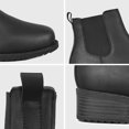 thumbnail image 2 of Comfy Moda Bottes Chelsea pour Femmes / Imperméables / en Cuir / Doublées en Fibre - Quotidien, 2 of 6