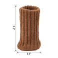 thumbnail image 2 of Coolmade 24pcs Chair Socks High Elastic Furniture Socks Pads Non-Slip Chair Leg Feet Socks Covers Furniture Caps Set, Fit Furniture Feet Girth from 3" to 5", Knitted Furniture Pads Brown, 2 of 8