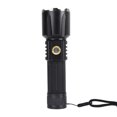 thumbnail image 1 of LED Flashlight, Zoom Flashlight 5 Gear Type C Charging White Light 1500m Long Range Aluminum Alloy  For Outdoor, 1 of 8