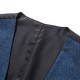 thumbnail image 4 of EGNMCR Débardeurs Homme Homme Mode Rétro avec Poches Gilet à Simple Boutonnage à Col en V Hauts Blouse, 4 of 9