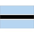 thumbnail image 1 of Drapeau Nyl-Glo Botswana de 3 Pi x 5 Pi, 1 of 1