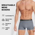 thumbnail image 2 of Boxeurs pour Hommes Multipack, sous-Vêtements Respirants Boxeurs Trunks pour Hommes, Lot de 4, 2 of 6
