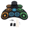 thumbnail image 2 of Electronic Drum Set, Roll Up Electronic Drum Multiple Sound Effects  for Home, 2 of 7