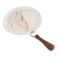 thumbnail image 2 of Coffee Filter Wooden Handle Coffee Filter Hand Pour Trainer Reuabe Filter Bag Flannel Strainer Bag Wood Straining Bag Filtered, 2 of 8