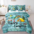 thumbnail image 1 of YST 7Pcs Colorful Camper Accessories Comforter Set, King Size Bed in a Bag, Polyester, 1 of 5