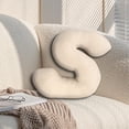 thumbnail image 1 of Decorative English Alphabet Letter Pillows Set - Soft Throw Cushions for Sofa, Bed, Car Interior Decor (38x30cm), 1 of 9