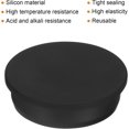 thumbnail image 3 of High temperature silicone plug, mounting diameter 63.6 mm/2.5 inch, black, square size_name, 3 of 6