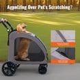 thumbnail image 4 of VEVOR Pet Stroller 4-Wheels Dog Stroller Carrier 160lbs Weight Capacity Portable, 4 of 9