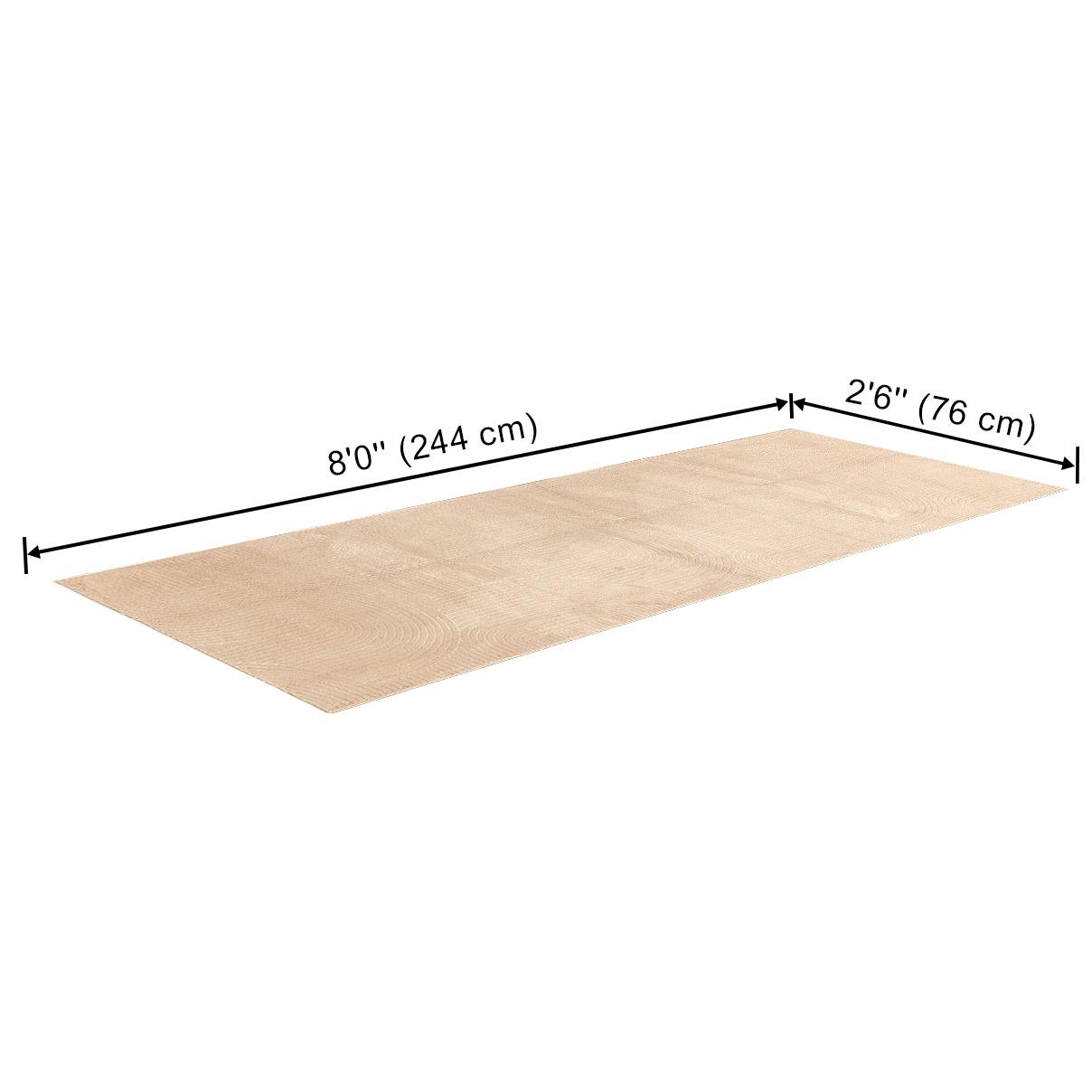Tapis de Couloir Elion Lavable A la Machine Contemporain/Moderne pour Salon, Chambre, Salle Manger, Entrée