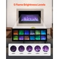 thumbnail image 3 of VEVOR 50 inch Electric Fireplace Wall Mounted Recessed with Remote Control 1500W, 3 of 9