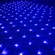 Net LED String Lights, 8 Modes Plug-in Mesh Fairy Lights for Christmas Garden Party Wedding Decor